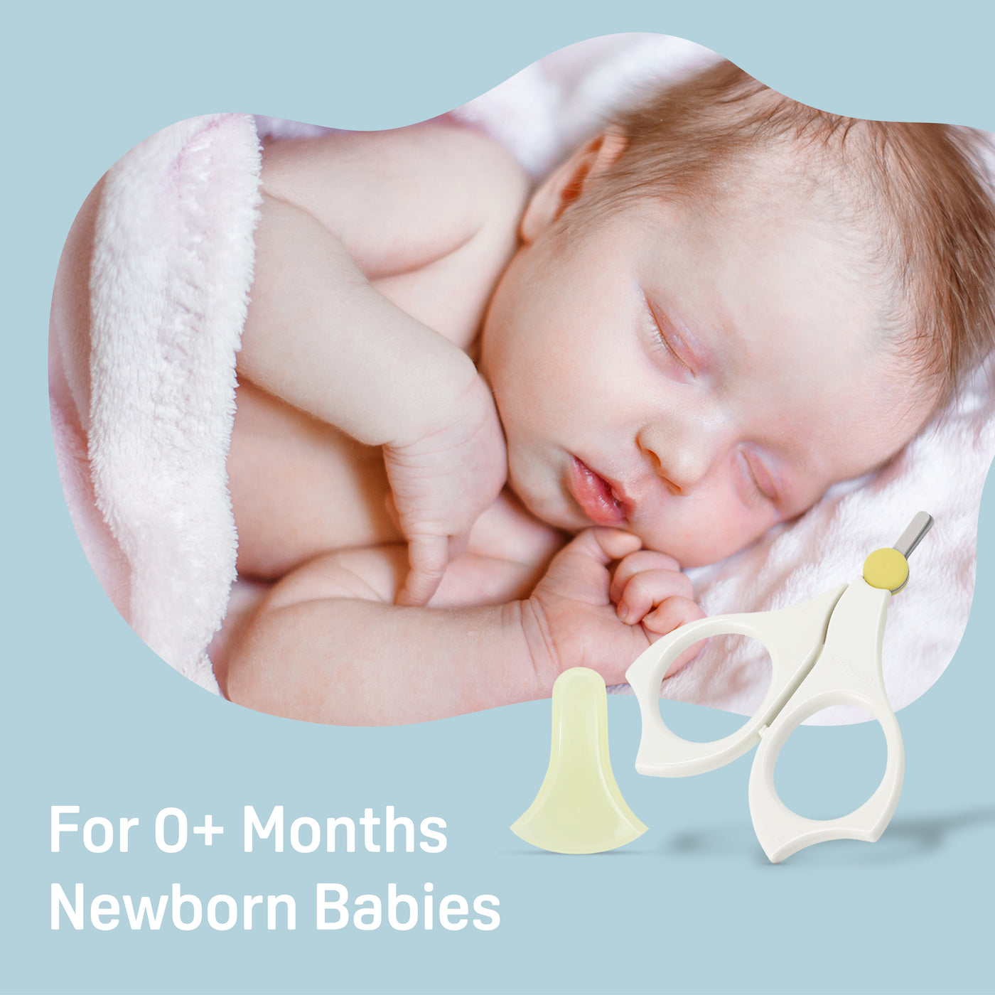 Baby Nail Scissors with Rounded Tip, 0 Months-2
