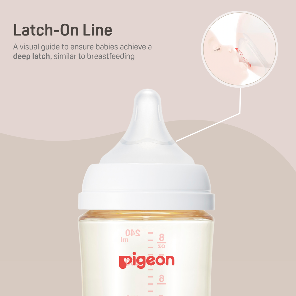 PPSU Wide Neck Baby Bottle 2 Packs, 8.1 Oz (3+ months)