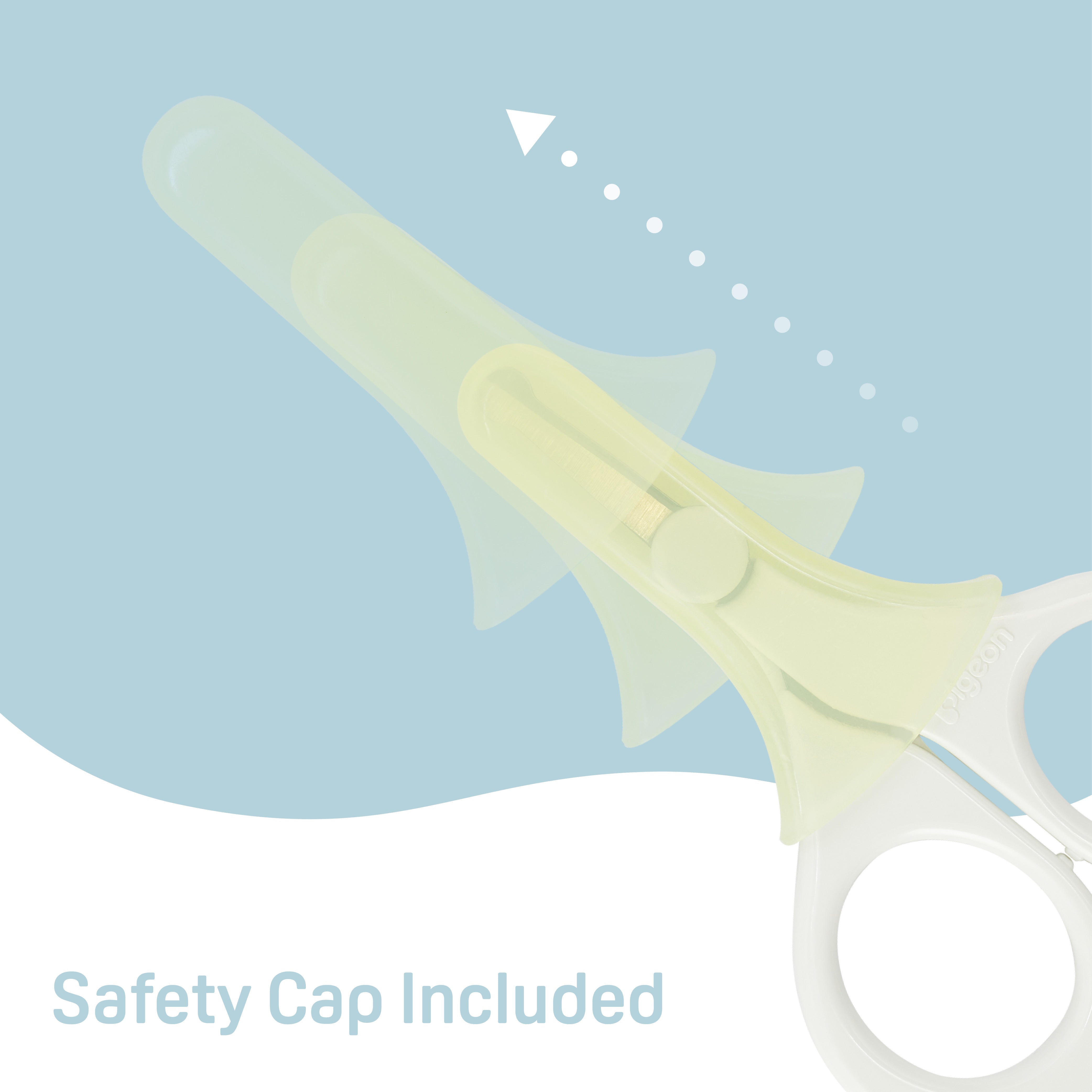 Baby Nail Scissors with Rounded Tip, 3 Months