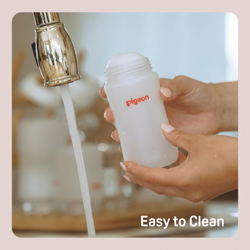 8oz Silicone Coated Glass Baby Bottle, Wide Neck 8 Oz (Pack of 2)