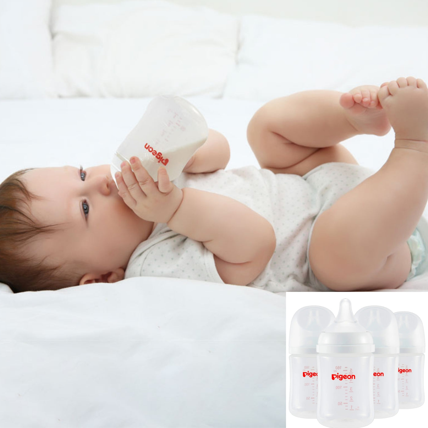 PP Wide Neck Soft Touch Baby Bottle 4 packs, 5.4 Oz-8