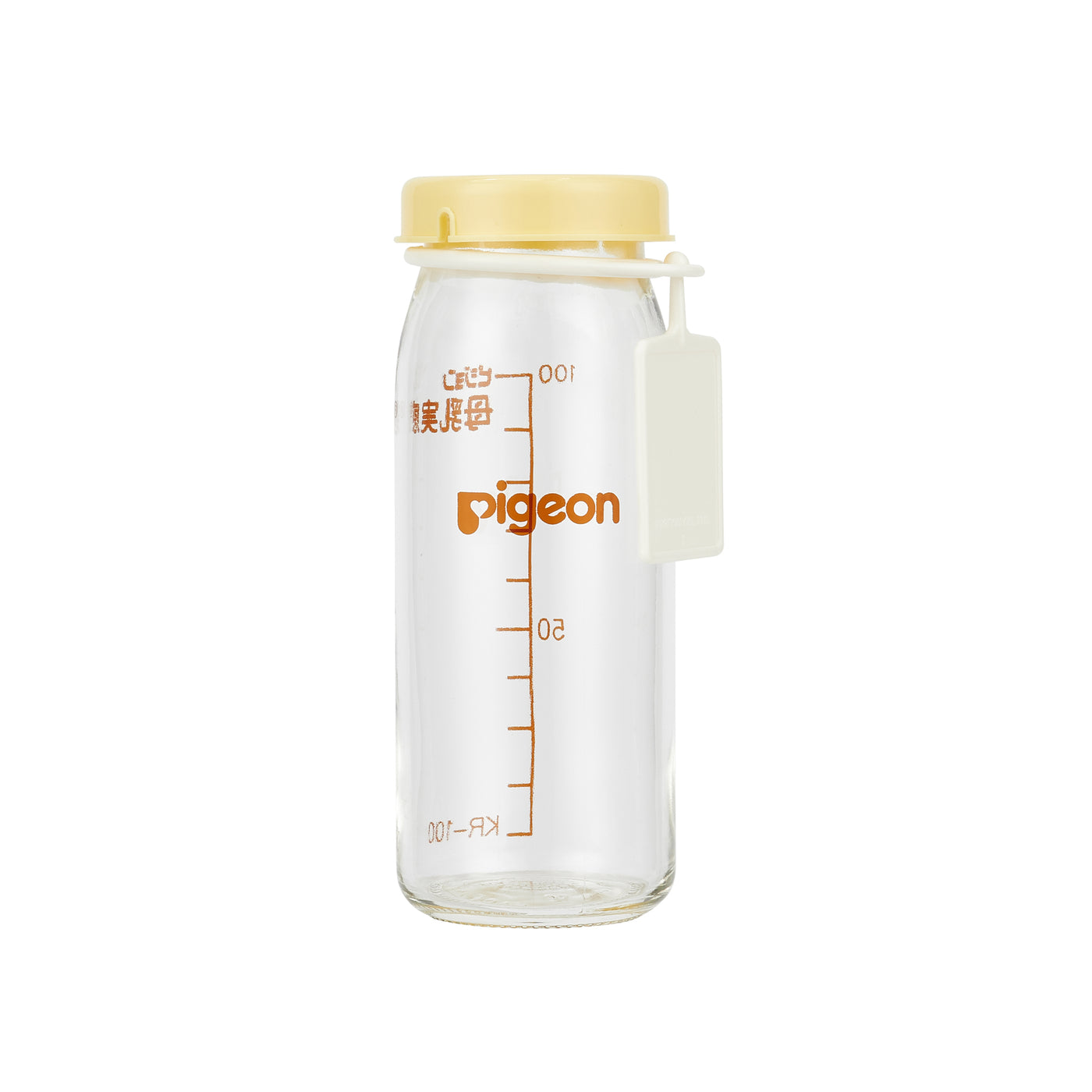 Preemie Glass Bottle with Lid and Name Tag, 3.38 Oz(Not Including Nipple)-1