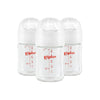 Pigeon Wide Neck Nursing Bottle 5Oz/160ml Glass 3pc with SS nipple