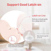 PPSU Wide Neck Baby Bottle for Newborns 2 Packs,5.4 Oz(Not Glass)-8