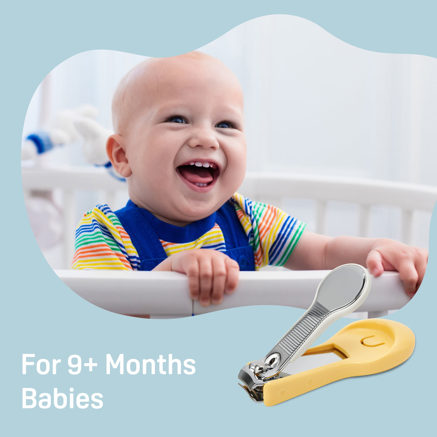 Baby Nail Clipper with Splatter Proof Case for 9+ Months-2