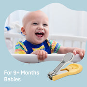 Baby Nail Clipper with Splatter Proof Case for 9+ Months-2