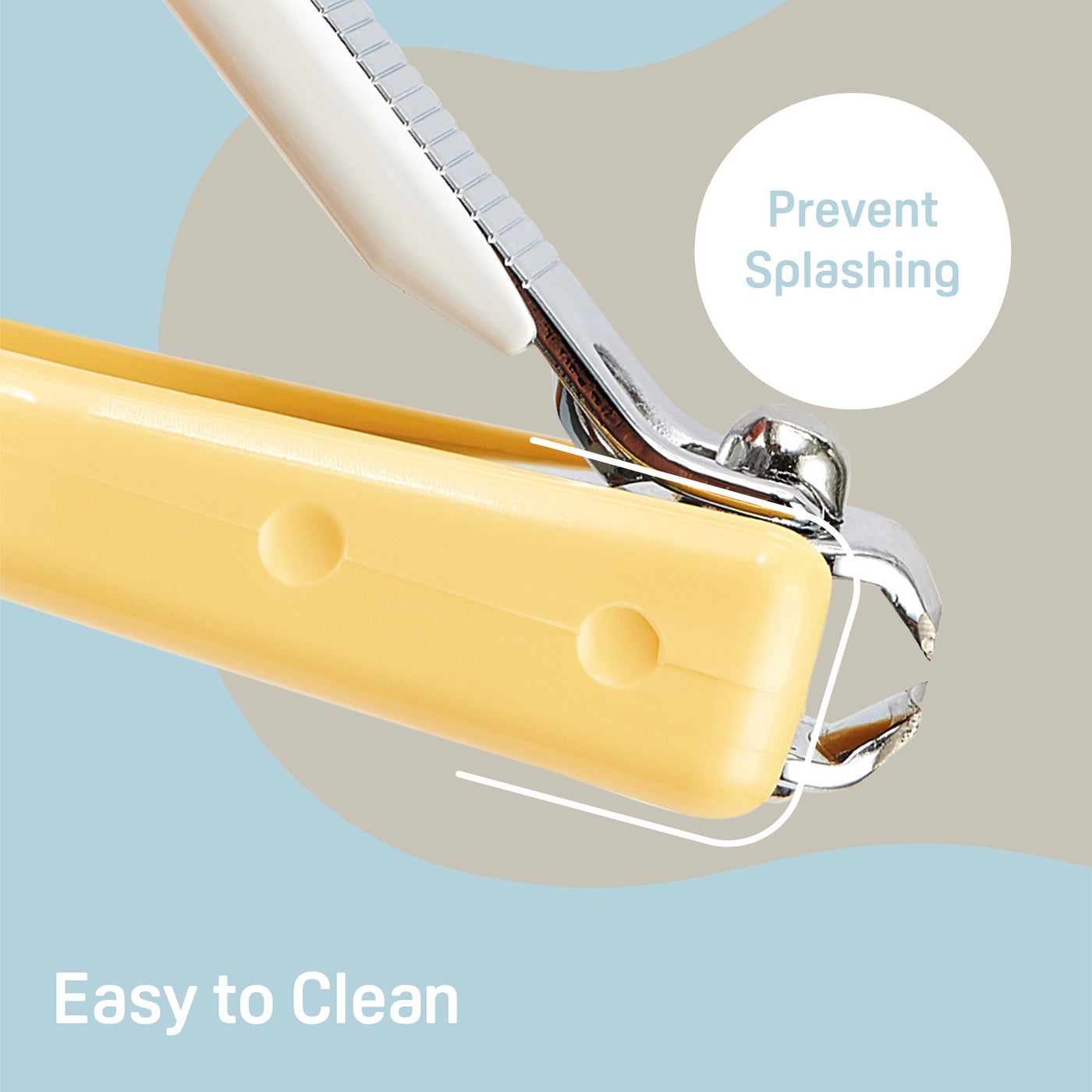 Baby Nail Clipper with Splatter Proof Case for 9+ Months-4