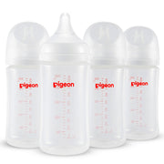 PP Wide Neck Baby Bottle 4 packs,8.1 Oz(3+ months)(Not Glass)-1