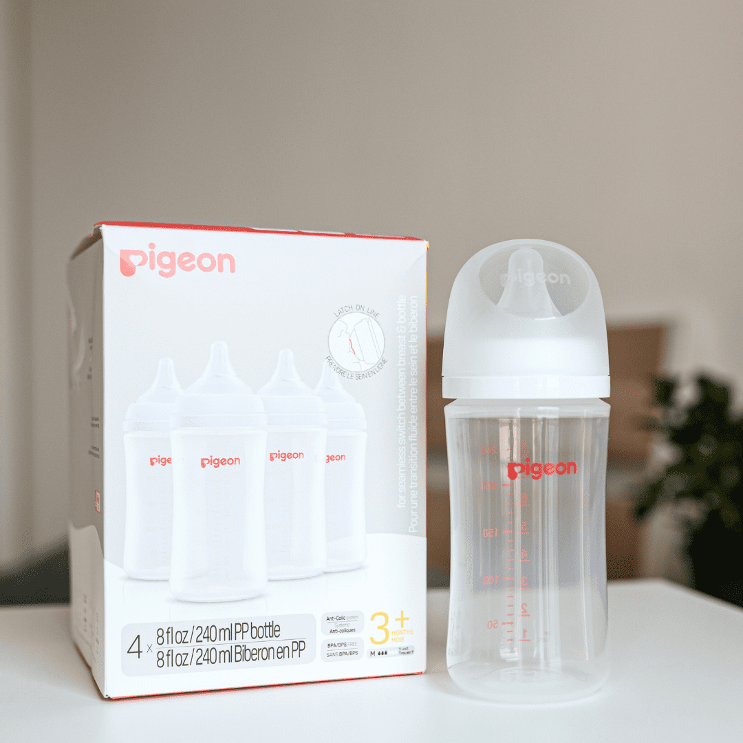 PP Wide Neck Baby Bottle 4 packs,8.1 Oz(3+ months)(Not Glass)