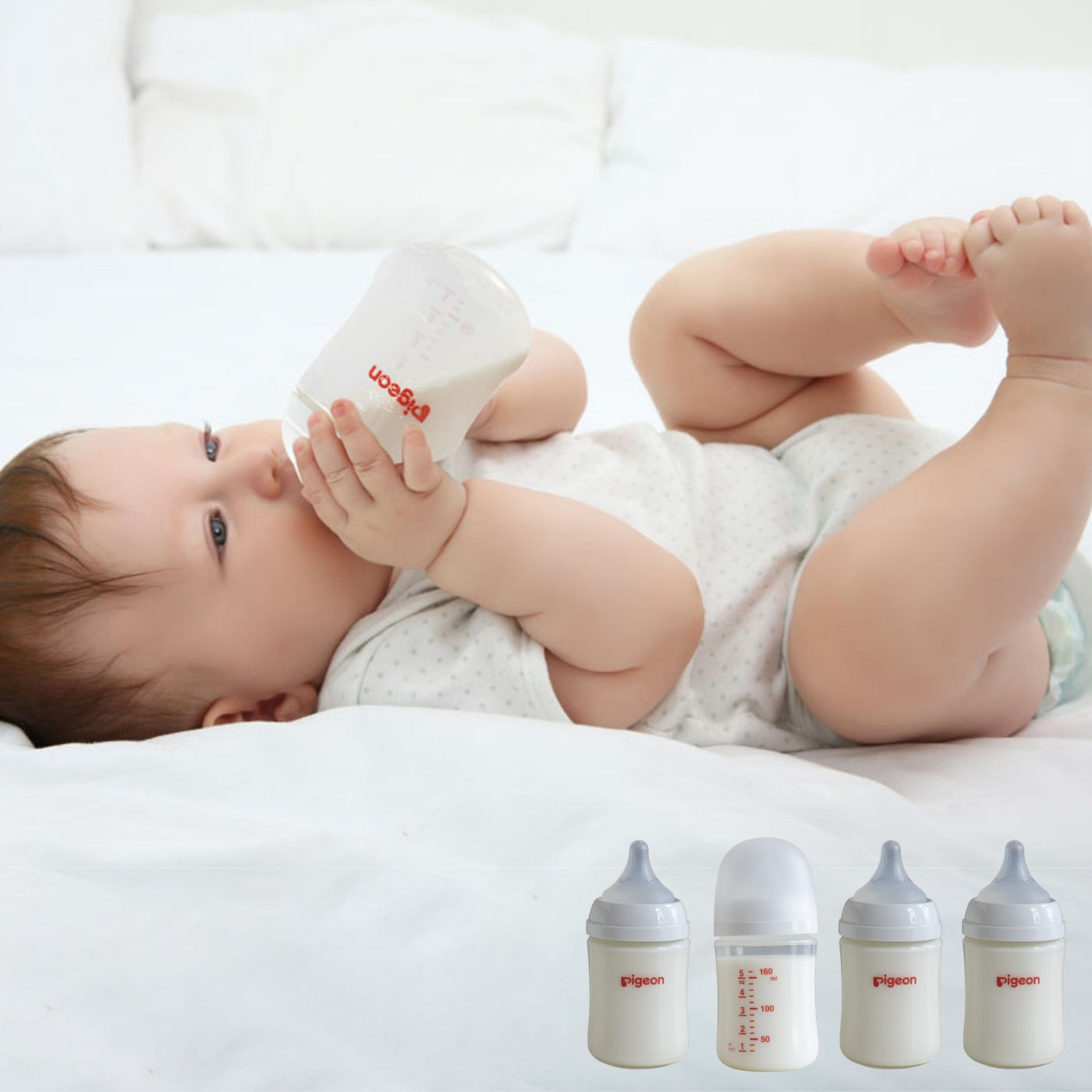 PP Wide Neck Soft Touch Baby Bottle 4 packs, 5.4 Oz-8