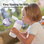 Kids' Stainless Steel Insulated Cup – 17 oz / 500ml(Lone-legs goes Stakeboarding)-3