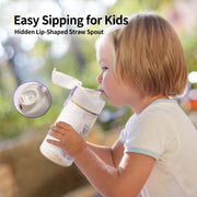 Pigeon Double Port PPSU Drinking cup 36M+(Sugar beans and friends)-4