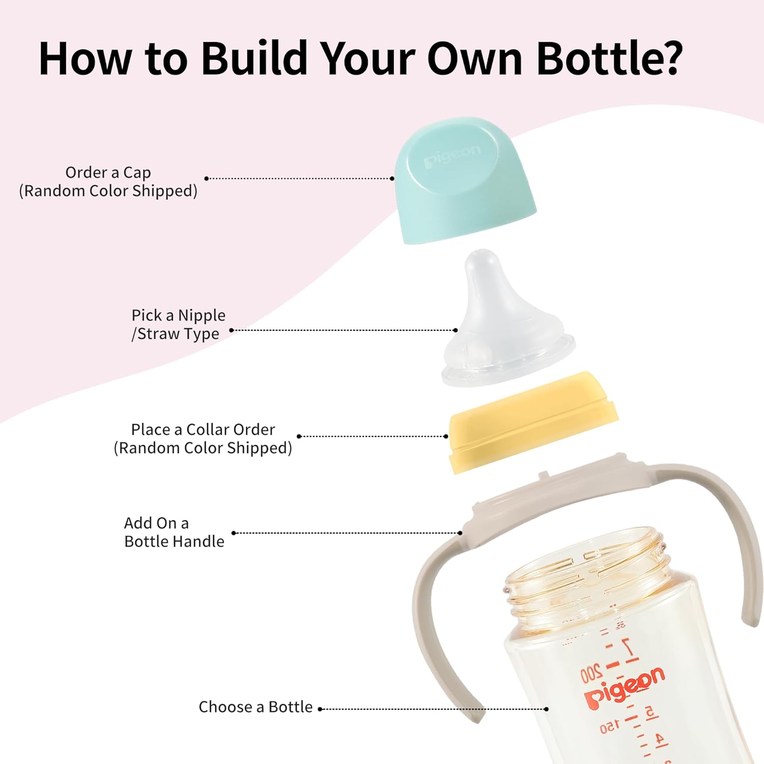 Pigeon Mystery Color Pack - Baby Bottle – 5.4 oz (160 ml)