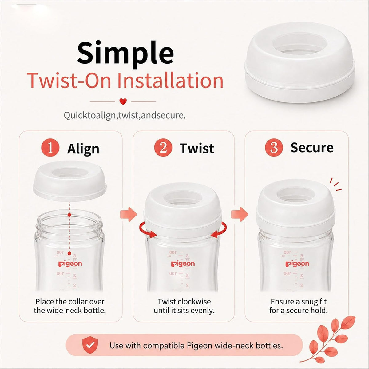 Pigeon Mix & Match Baby Bottle – Build Your Own Bottle
