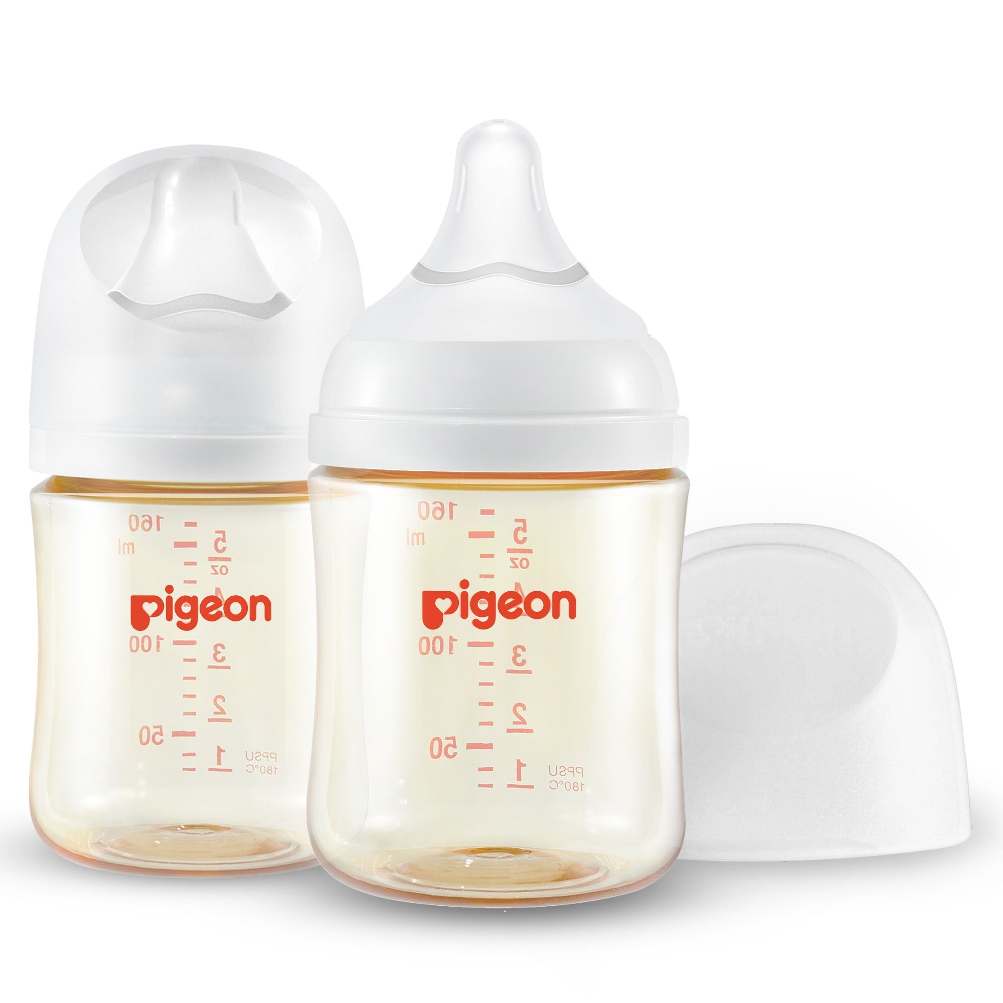 PPSU Wide Neck Baby Bottle 2 Packs,5.4 Oz(for Newborns)