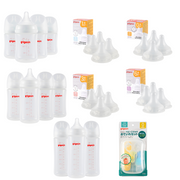 PP Wide Neck Baby Bottle Bundle Sets-1