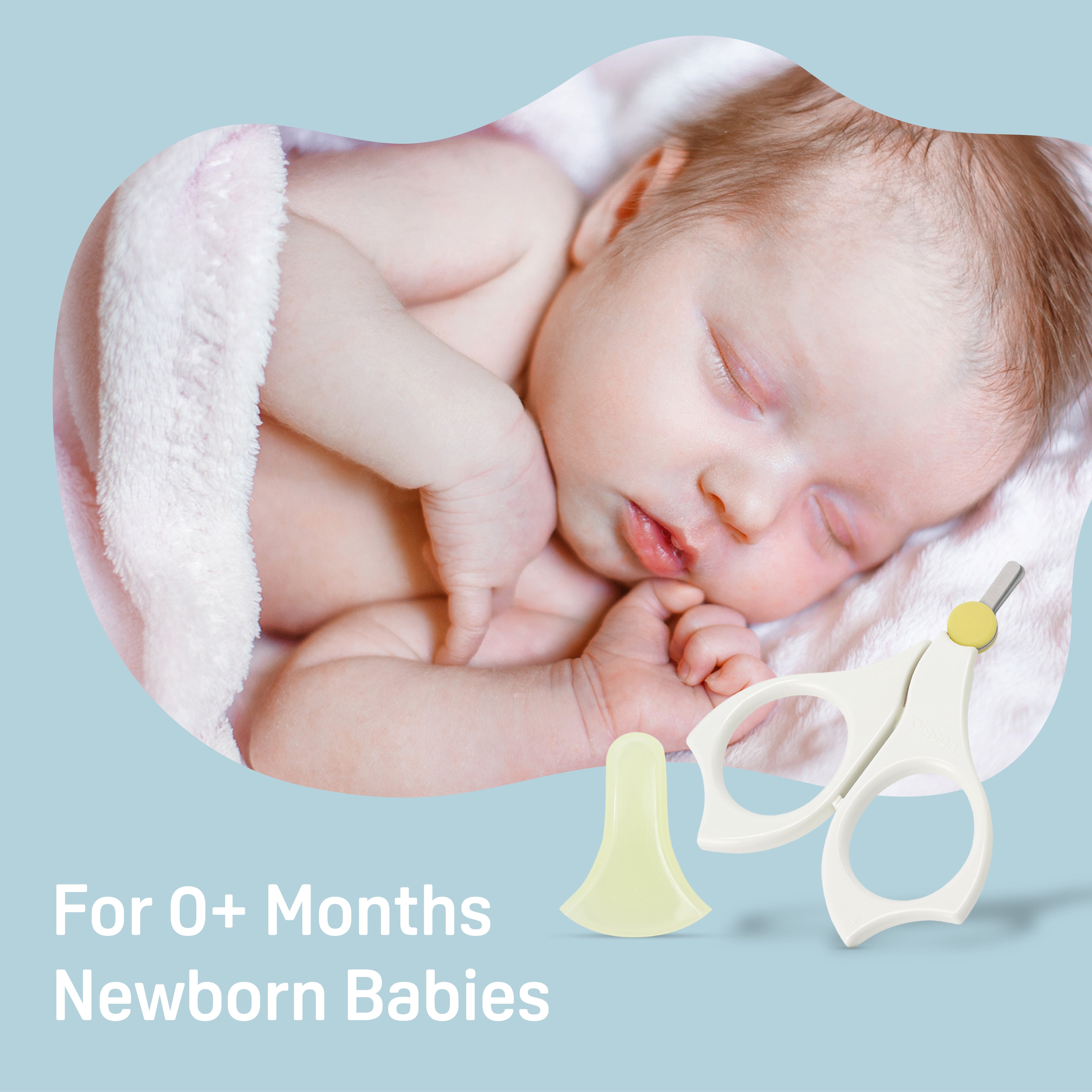 Baby Nail Scissors with Rounded Tip, 0 Months