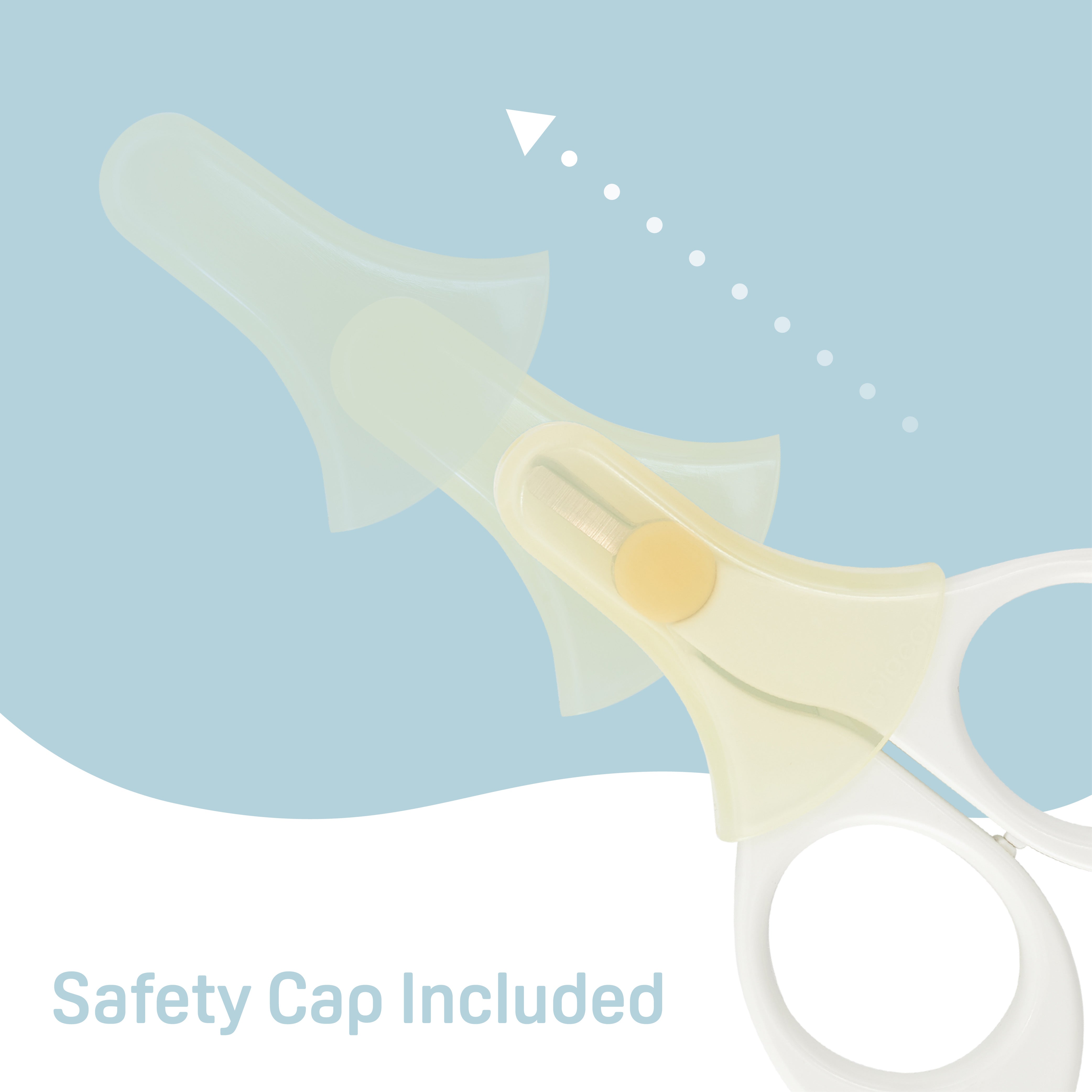 Baby Nail Scissors with Rounded Tip, 0 Months