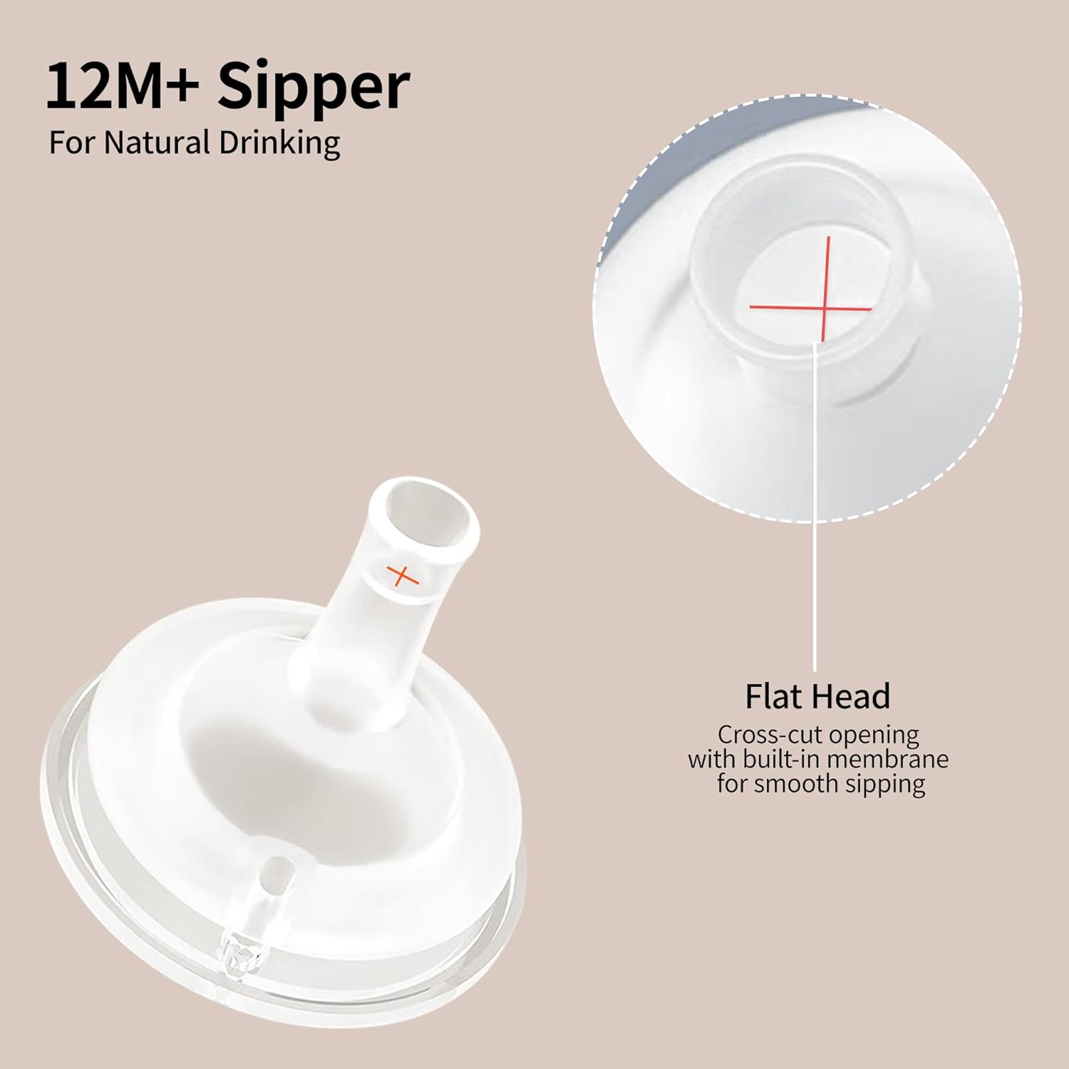 Glass bottles 8.1 Oz(3+ months) 2 packs  +  Weaning Silicone Sipper 2 packs