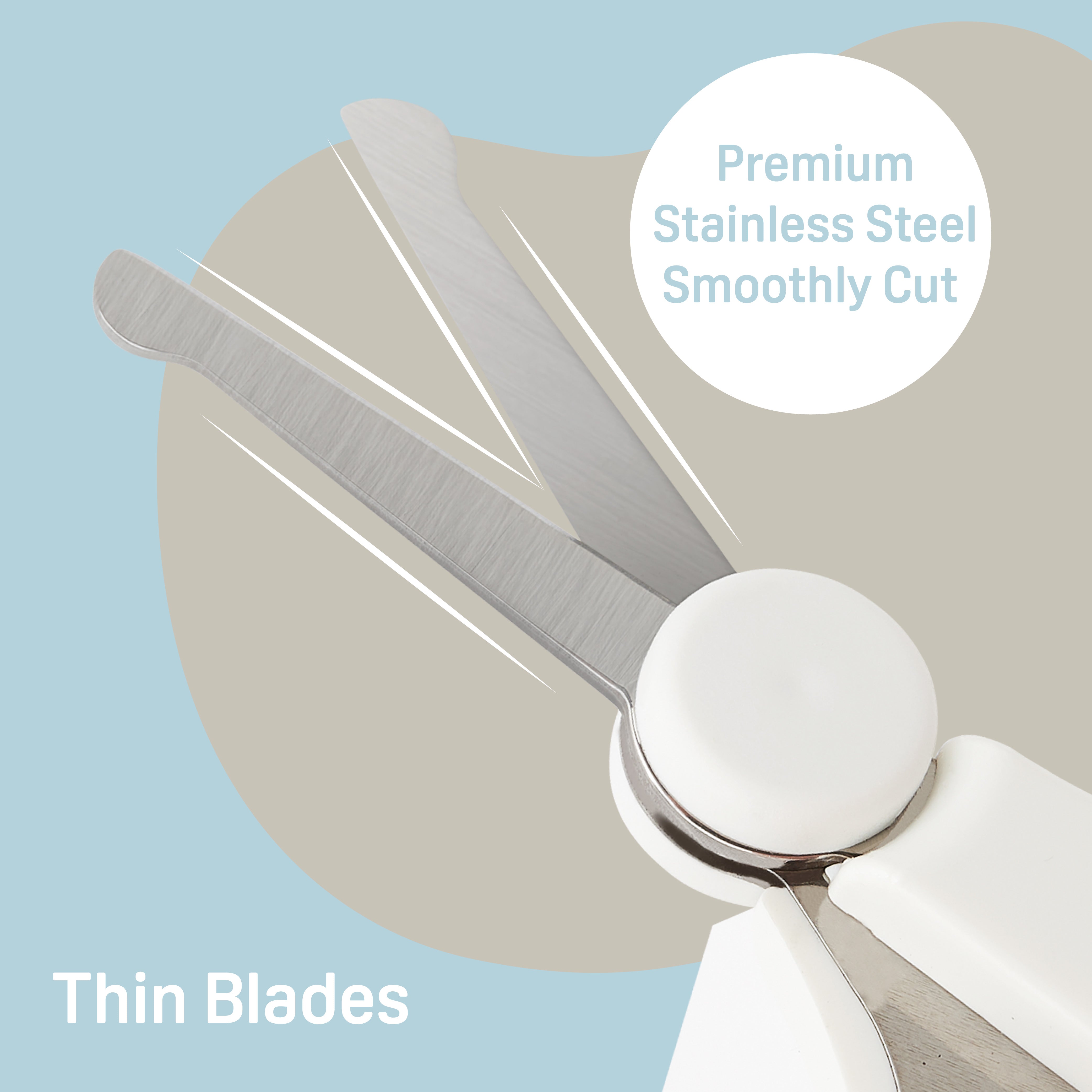 Baby Nail Scissors with Rounded Tip, 3 Months