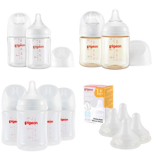 Wide Neck Nursing Bottles Bundle for Newborn Baby