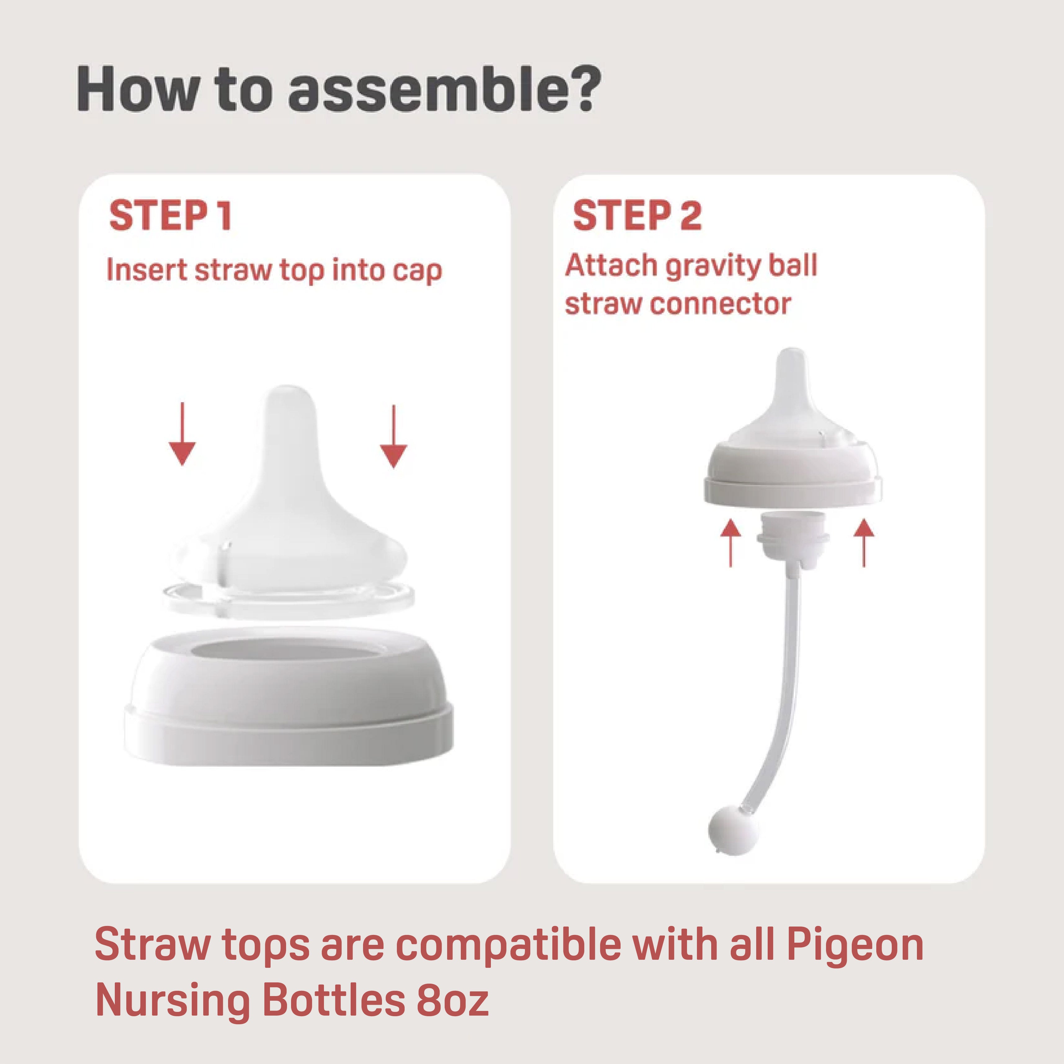 Pigeon Natural Weaning Silicone Sipper Conversion Kit 12M+