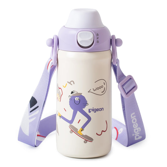 Kids' Stainless Steel Insulated Cup – 17 oz / 500ml（Lone-legs goes Stakeboarding）