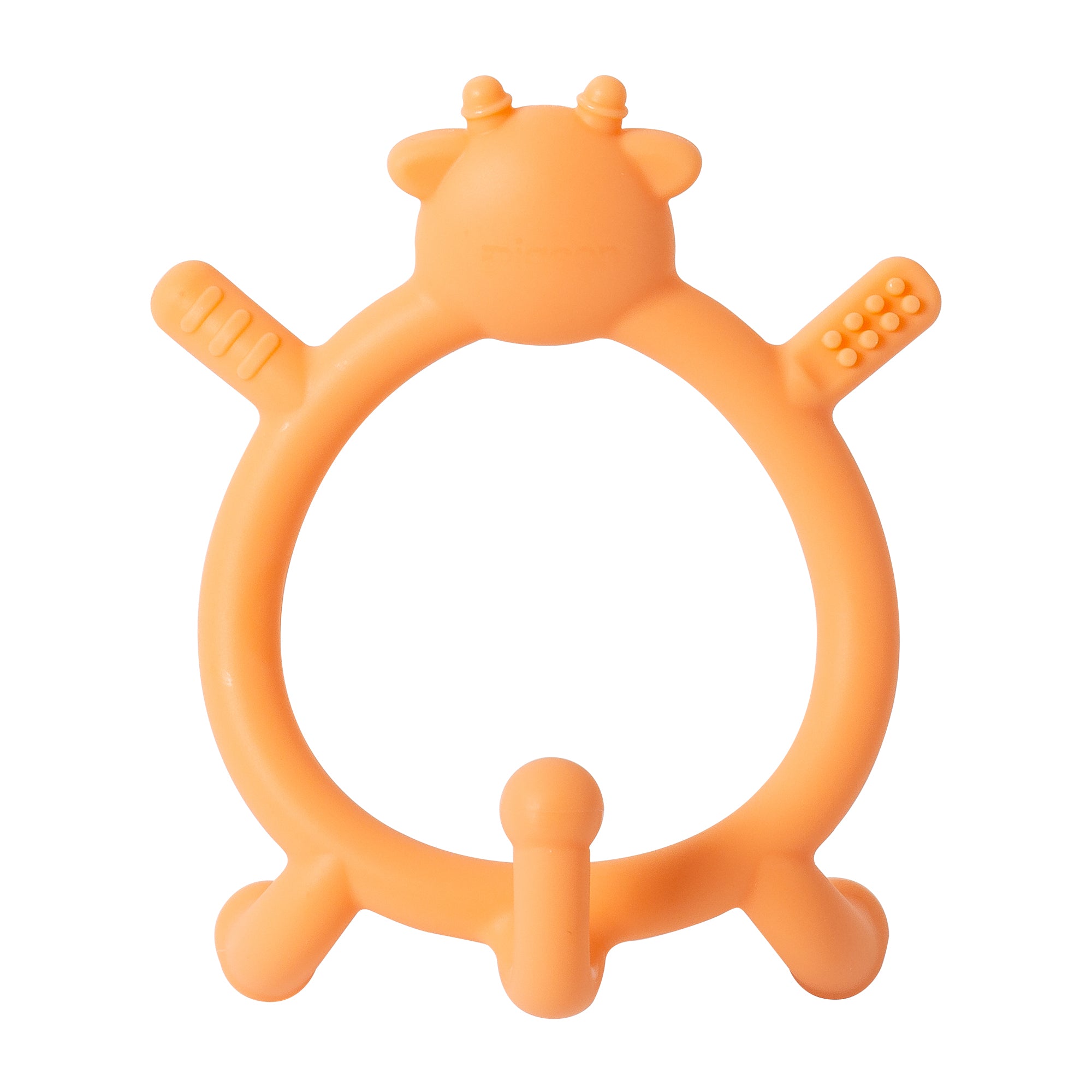 Pigeon Silicone Teether Set(Pink & Orange)