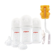 Newborn Set PP 5Oz/160ml*3 nipple S*3 bottle spong brush nipple brush-1