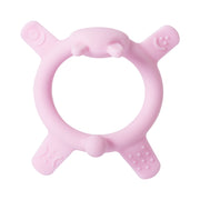 Pigeon Rabbit Silicone Teether for sipping(Pink)-1