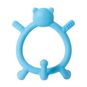 Pigeon Cat Silicone Teether for sipping(Blue)-1