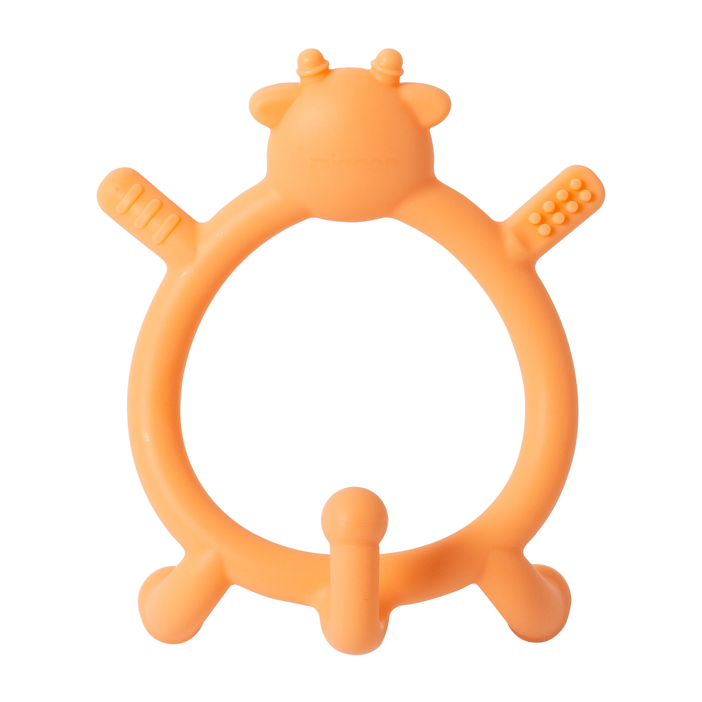 Pigeon Deer Silicone Teether for sipping(Orange)-1