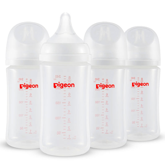 PP Wide Neck Baby Bottle 4 packs,8.1 Oz