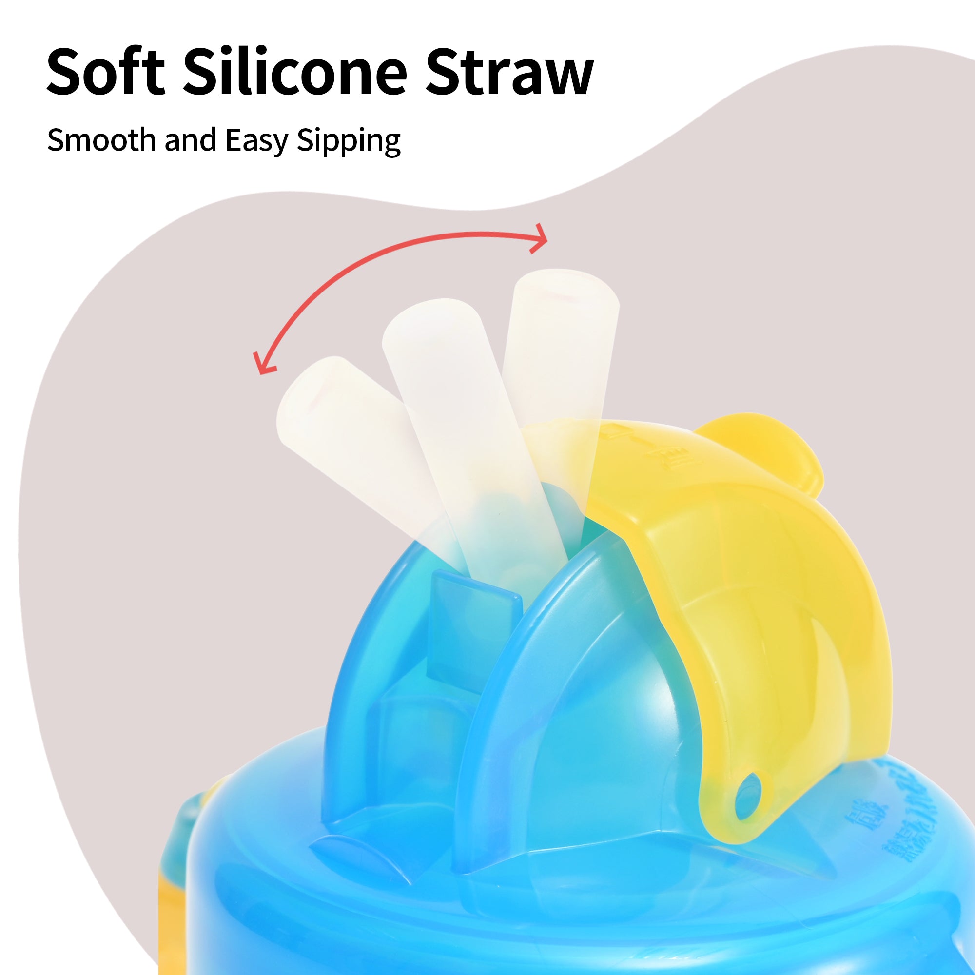 Pigeon Mini Toddler Straw Cups 150ml/5Oz Blue (9 Months+)