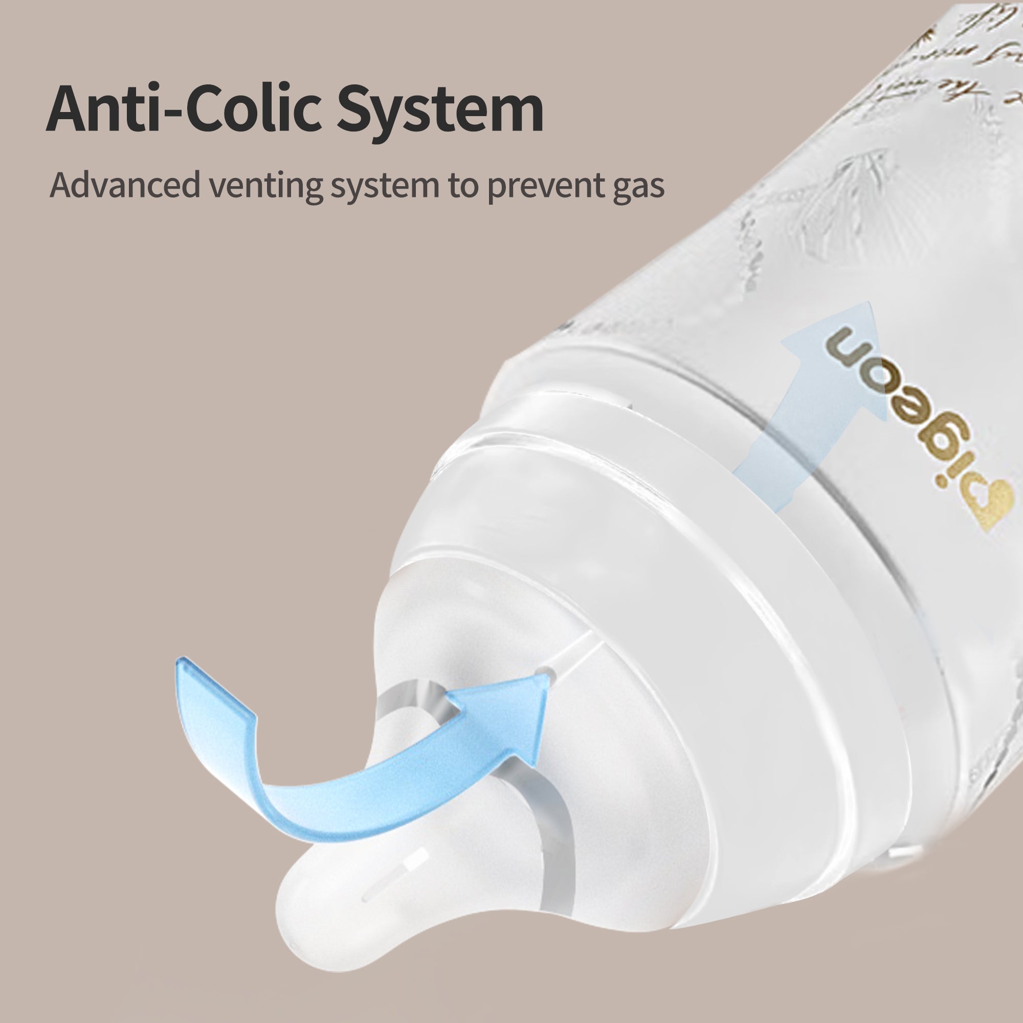 Pigeon Glass Bottle With Silicone Coating Pearl Gift Set