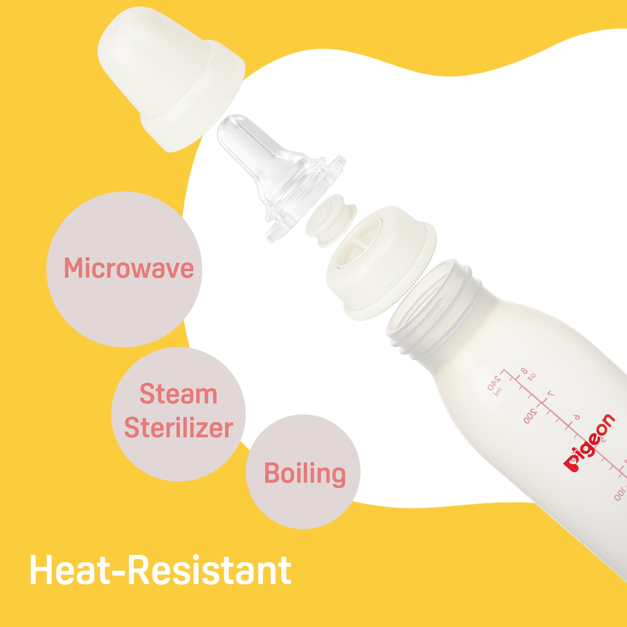 Baby Cleft Lip/Palate Bottle with 2 Nipples, 8.11 Oz