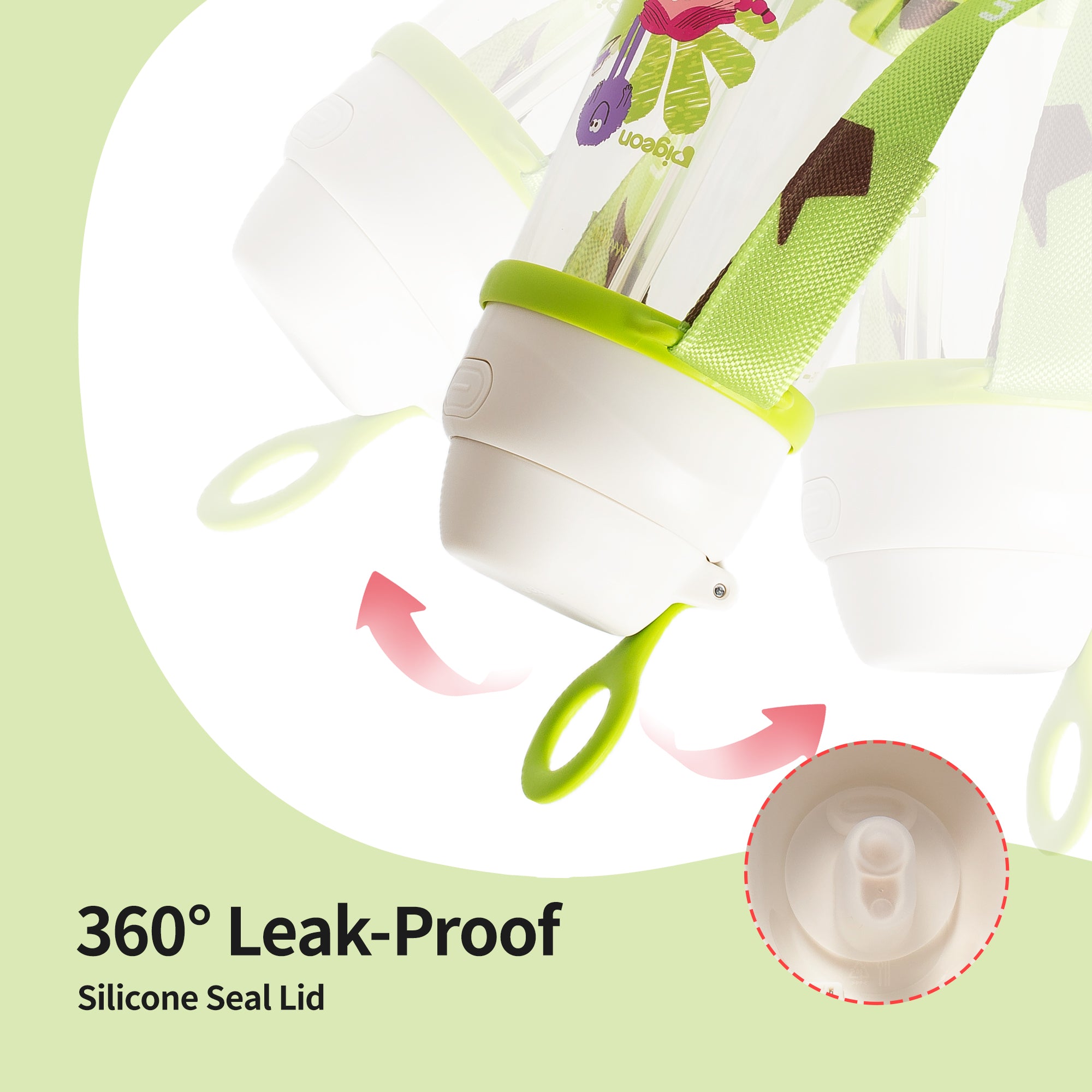 Pigeon Double Port PPSU Drinking cup 36M+（talkative and  friends）