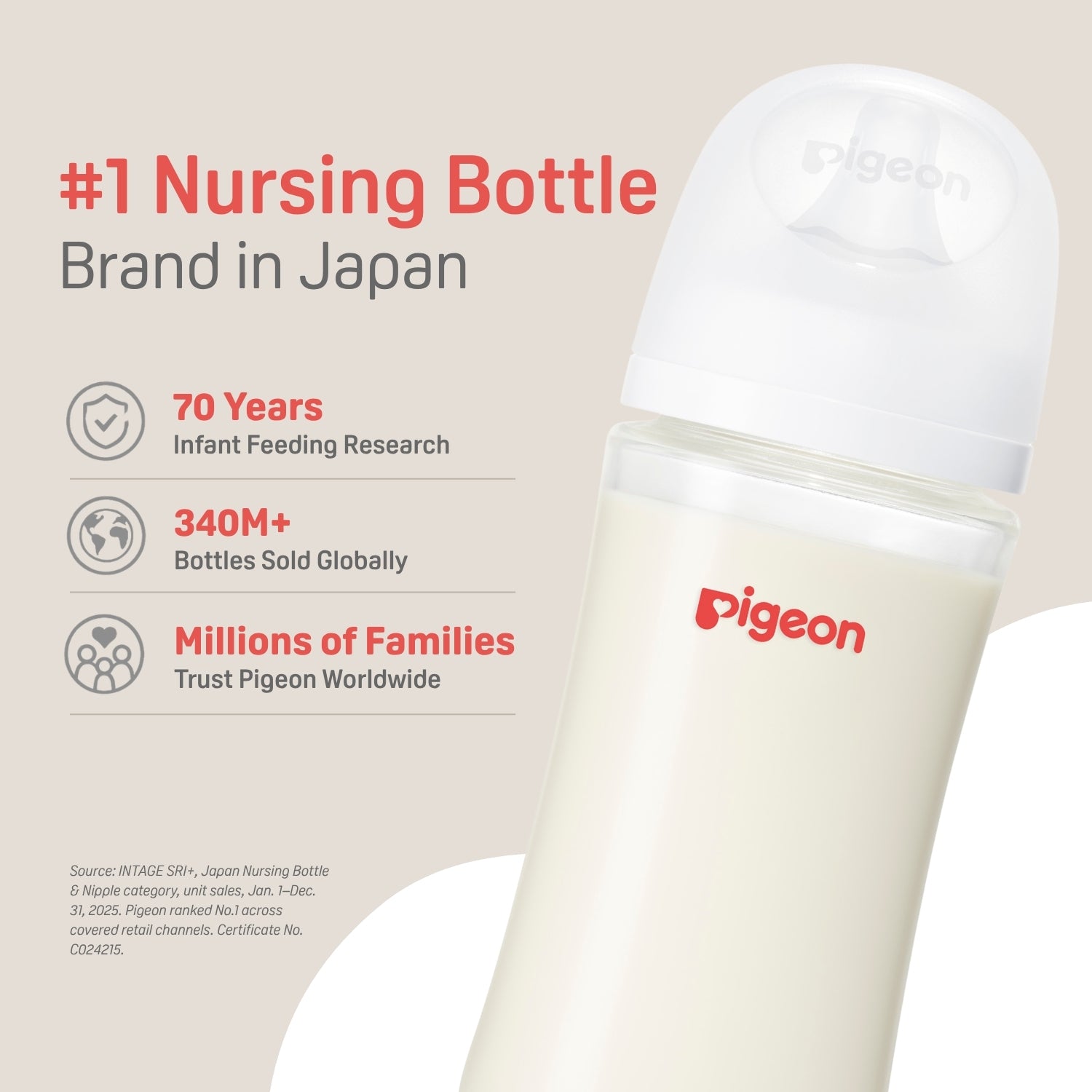 Glass Wide Neck Baby Bottle, 2 Packs, 5.4 Oz(160ml) for newborns