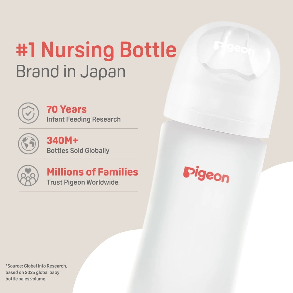 5oz-Silicone Coated Glass-Baby Bottle-Wide Neck-Pack of 2