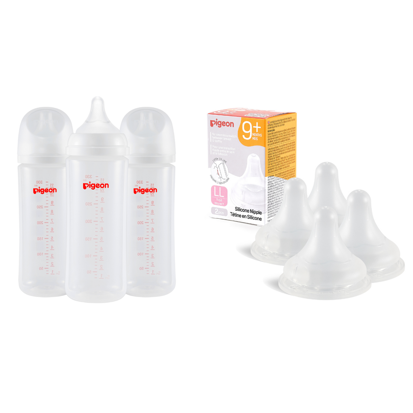 PP Wide Neck Nursing Bottle Bundle for Baby(9+ m)-1