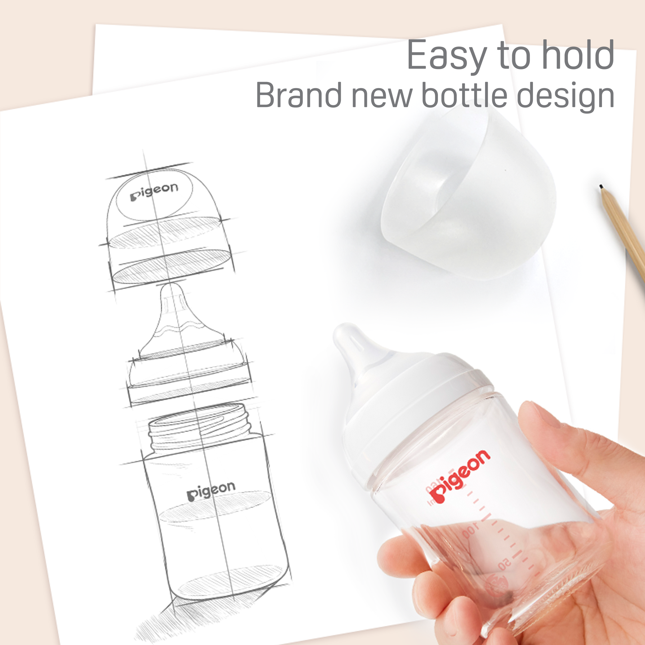 PP Wide Neck Anti-colic Baby Bottle 3 packs, 11.2 Oz
