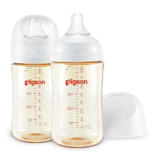 PPSU Wide Neck Baby Bottle 2 Packs, 8.1 Oz